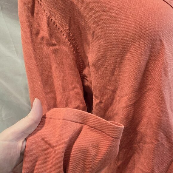 NWT Pendleton Women's Knitted Sweater Size XL Silk Rayon Blend Pink/Salmon - Picture 4 of 5